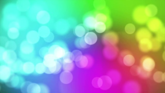 Partice very colorful bokeh background loop 