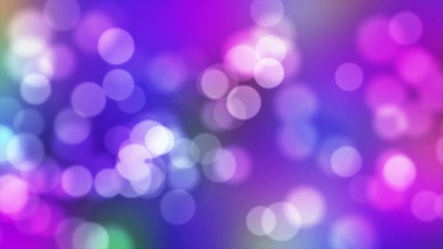 Partice very colorful bokeh background loop 