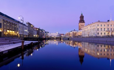 Obraz premium Brunnsparken, Göteborg - Early Morning