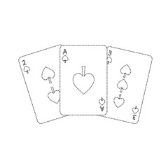 spades suit french playing cards related icon icon image