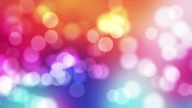 Partice very colorful bokeh background loop 
