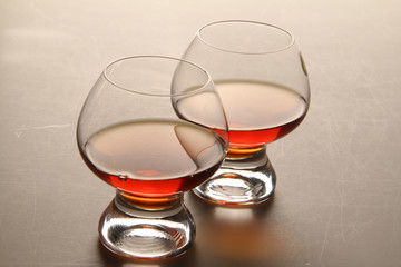 wisky in glass