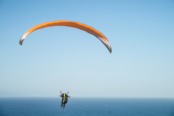 Paraglider in action