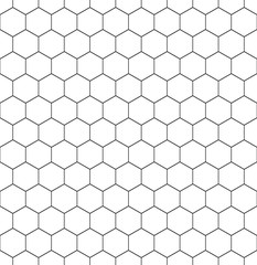 Abstract vector seamless pattern with honeycombs. Flat illustration of wasps. Color image with geometric figures. Hipster filing. Cute and beautiful honey print. Multipurpose background.