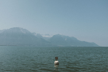 Fototapeta na wymiar Montreux - Genfer See