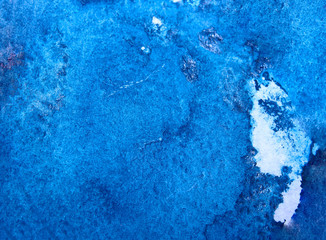 Wall texture grunge background with a lot of copy space.Abstract background, blue colors.Colorful abstract painted background. Colorful Wall Texture. Background texture. Blue paint stroke copy space.