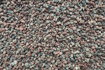 Gravel mixed rocks
