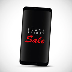 black friday sale im modernen smartphone