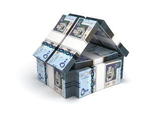 Real Estate Concept Saudi Arabian Riyals
