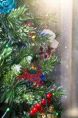 Closeup of Christmas-tree