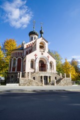 Russian Orthodox Church of St Vladimir - Marianske Lazne (Marienbad) - great famous Bohemian spa town in the west part of the Czech Republic (region Karlovy Vary)
