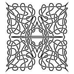 Fototapeta na wymiar traditional vector celtic ornament