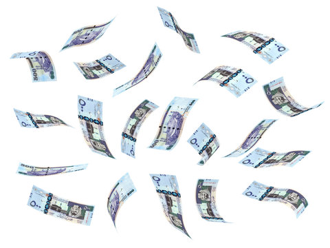 Flying Saudi Arabian Riyals