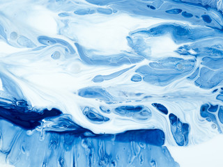 Creative abstract hand painted background, wallpaper, texture, close-up fragment of acrylic painting on canvas with brush strokes. Modern art. Contemporary art.