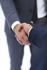 Handshake business concept