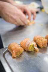 food in preparation