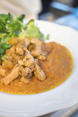 pumpkin chicken and vegetables