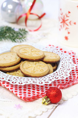 Christmas cookies and New Year decorations