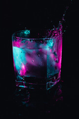 blue - pink drink