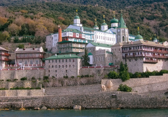 Fototapeta na wymiar St. Panteleimon Monastery