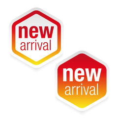 New arrival label set