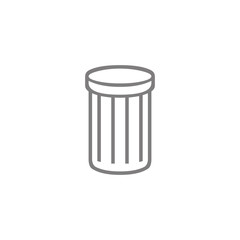 Trash bin icon. Web element. Premium quality graphic design. Signs symbols collection, simple icon for websites, web design, mobile app, info graphics