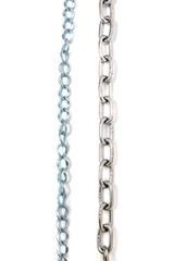 chain on a white background