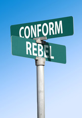 conform and rebel