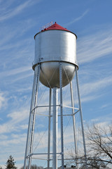 vintage old fashioned style water tower