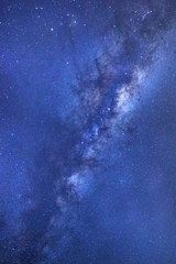 Milky way galaxy with stars and space dust in the universe