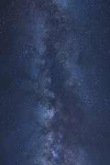 Milky way galaxy with stars and space dust in the universe