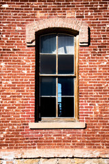Old brick window