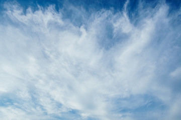 Obraz premium Cloud and blue sky background