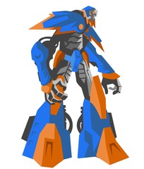 giant powerful robot © matiasdelcarmine
