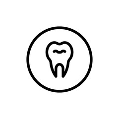 Teeth flat icon