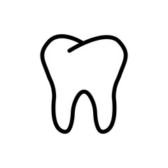 Obraz premium Teeth flat icon