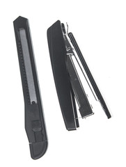 Stationery isolated on white background