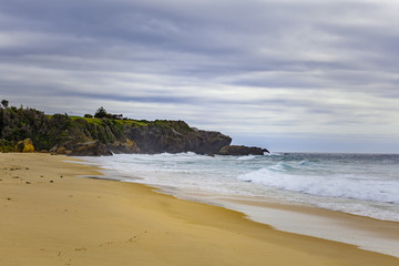 Fototapeta na wymiar Typical ocean beach landscape in Australia