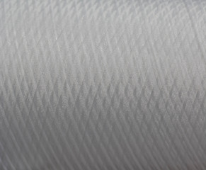 close-up white thread texture. Abstract background