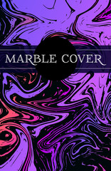 Marble Cover Template. Futuristic Modern Suminagashi Painting Background. Modernism Style Book Cover, Faded Old Newspaper. Crazy Liquid Japanese Ink Marble Cover Template. Glamour VIP Rich Design.