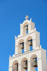 Fototapeta na wymiar Santorini bell tower
