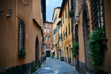 Fototapeta na wymiar Lucca street view