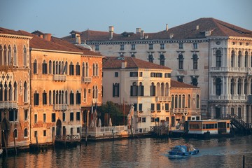 Venice grand canal sunset