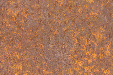 Rust on an old sheet of metal texture