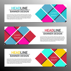 Banner design. Vector