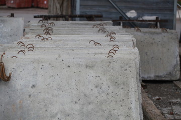 molds for concrete structures in the factory