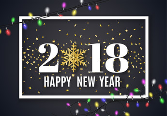 2018 New Year background