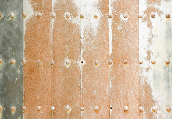 Grunge door metal texture background