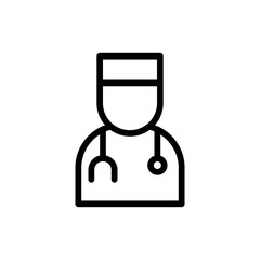 Doctor line icon