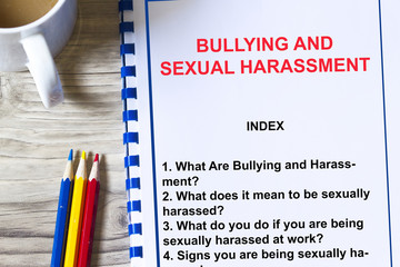 Bullying and sexual harassment issue